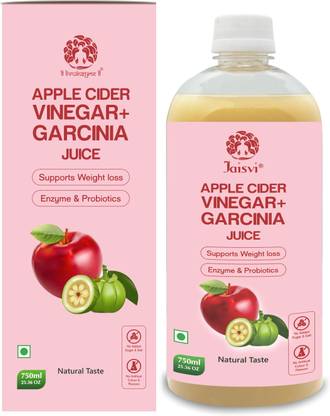 Jaisvi Apple Cider Vinegar Juice reduce acne, Reduces bally fat, Reduce bloating 750 ML