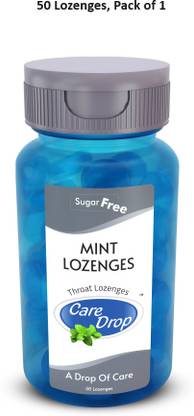 Care Drop Care Drop Mint Sugar Free Lozenges, Relieves cough I Soothes the throat