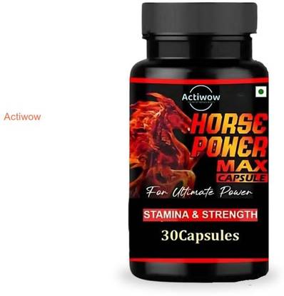 Horse Power Max Capsules Strength-Driven Formula for Daily Stamina X09