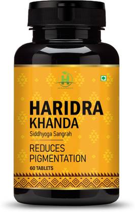 Healthy Nutrition Haridra Khanda Anti Pigmentation Tablets for Skin, Remove Tan, Dark Spots