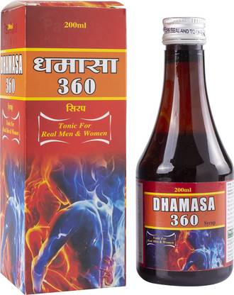 DR. VEDA'S Ayurvedic Herbal Dhamasa 360 Syrup for Men | Power Tonic