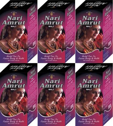 DEE INDIA HERBALS Nari Amrut Malt Herbal Tonic For Faminine Beauty & Health (400 Gm)
