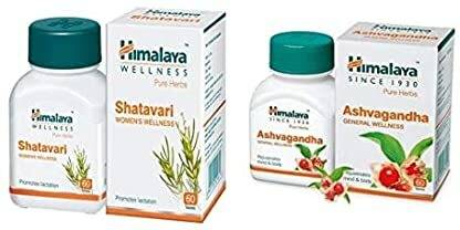 HIMALAYA shatavari tablet with ashvagandha tablet (Combo)