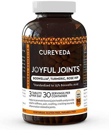 Cureveda Joyful Joints - For Bone & Joint Wellness - pack of 1