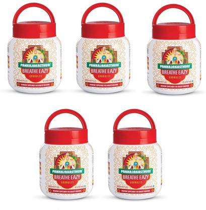 PANKAJAKASTHURI Breathe Eazy GRANULES 400gm each ( Pack of 5 )