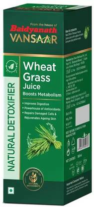Baidyanath Wheatgrass Juice-| Natural Liver detox juice |Gut cleanser Juice