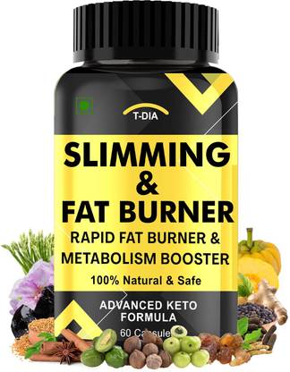 T-DIA Slimming Capsule, Fat Burner Capsules, Fat Loss & Slimming Capsule for Men/Women