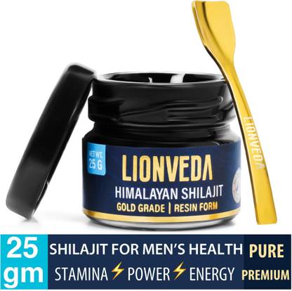 LIONVEDA Pure Premium Natural Himalayan Shilajit for Stamina & Strength – Shilajit Resin