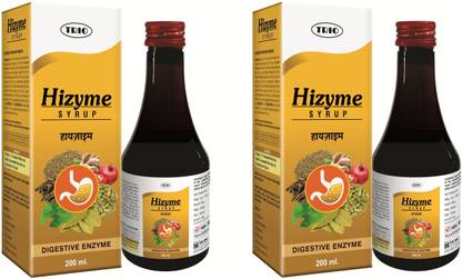Trio Hizyme Syrup, 200ML, Pack Of 2 (Digestive Enzyme)