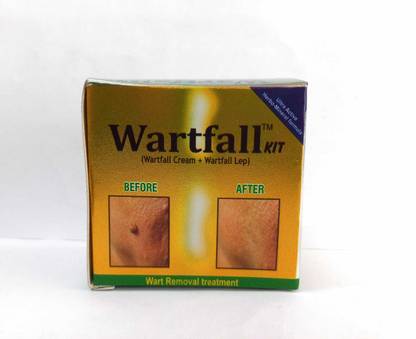 wartfall kit ayurvedic wart removal treatment 100% ayurvedic ( lep & cream)