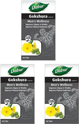 Dabur Gokshura Tablet for Men's Wellnes