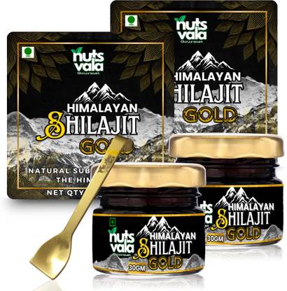 NUTSVALA GOURMET Himalayan Shilajit Gold | Rich in Fulvic Acid | For Strength, Power & Stamina