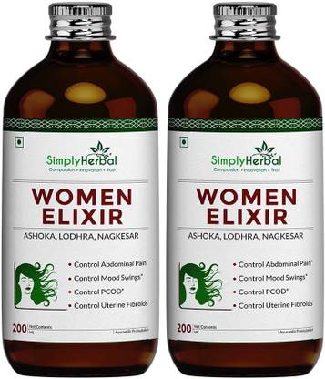 Simply Herbal Super Women Elixir Health Tonic for Women Control Abdominal Pain & Mood Swings