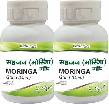 Herbal Canada Gond Moringa (60g) + Moringa Gond (60g) | Boost Immunity | Healthy Combo Pack