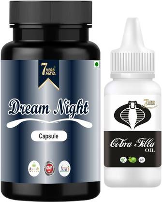 7Herbmaya Dream Night Capsule with Cobra Tilla Oil for Better Power & Performance on Bed