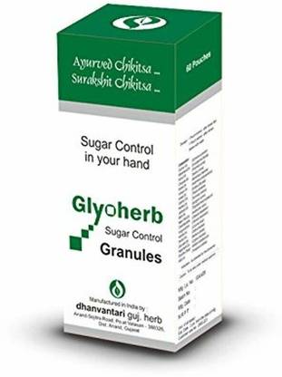 DHANVANTARI Glyoherb Sugar Control Granules- 60 Pouches