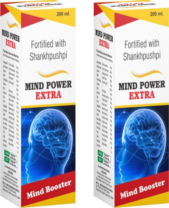 24 Hours Organic Brain Tonic Syrup - Fortified With Shankhpushpi