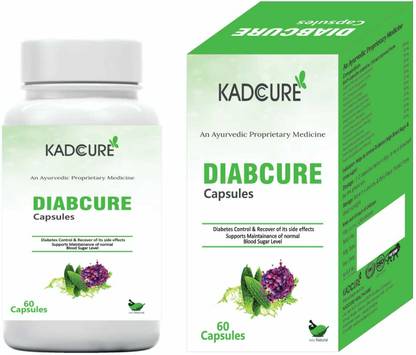 Kadcure Dibcure ayurvedic Capsule for control Blood Sugar & Urine Sugar | 60 count
