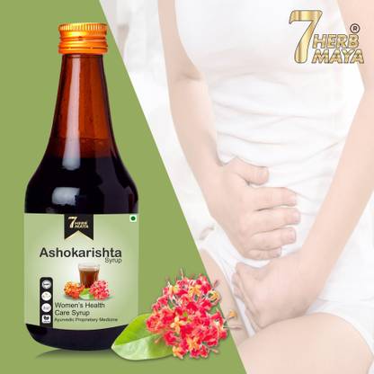 7Herbmaya Ashokarishta Syrup help in Female Disorder & Delay Periods