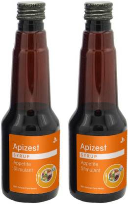 Apizest Syrup 225 ml |For boosting Healthy Appetite| Promotes weight gain