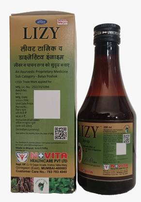 Novita Lizy Syrup | Ayurvedic Enzyme and Digestive Syrup