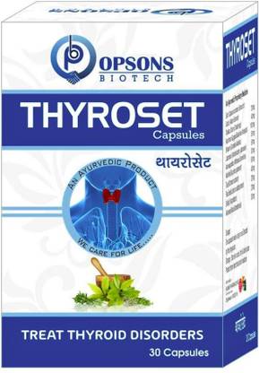 Opsons Biotech Thyroset Ayurvedic Thyroid Care Capsules