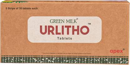 Green Milk Urlitho Herbal Kidney Care Tablets for Kidney Disorders