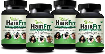 Riffway Hair Fit Vitamine Capsules For Fizzy Dull Hair with Aloevera Improves Hair Gain