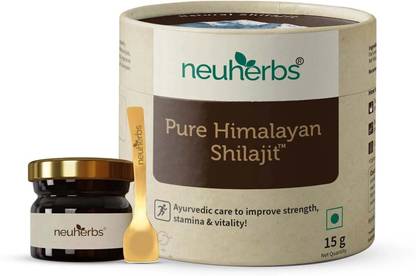 Neuherbs Pure Himalayan Shilajit Resin -15g (For Improving Strength, Stamina & Vitality)  (15 g)