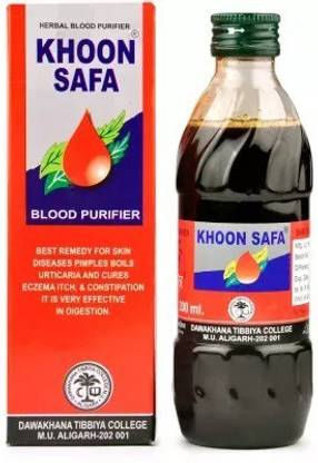 Dawakhana Tibbiya College Khoon Safa Blood Purifier (200ml) (Pack Of 4)
