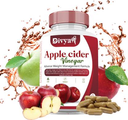 Divya Shree Apple Cider Vinegar Supplement for Weight Loss Management, Boost Energy & Immune