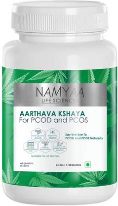 Namyaa Aarthava Kshaya- For PCOD and PCOS- Pack of 60 Tablets