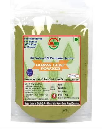 SS520 Guava Leaf Powder 50g. Dry Amrud Leaves Koiya ilai Amrood Patti Psidium Guajava
