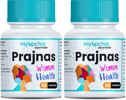 myupchar ayurveda Prajnas Capsules for PCOD & PCOS | Restores Hormonal Balance | Regularises Cycle