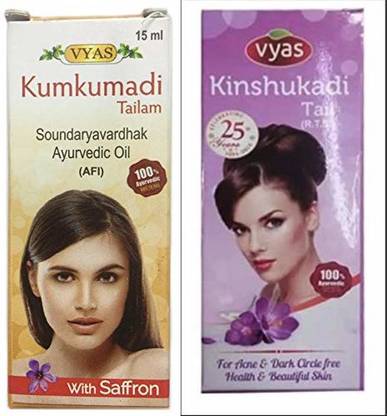 vyas KINSHUKADI TAIL 15 ML & KUMKUMADI TAIL 15ML