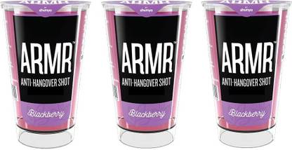 ARMR I Anti Hangover Shot I Blackberry Flavour I Refresh mornings| 60 Ml (Pack Of 3)