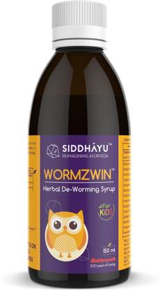 Siddhayu Wormzwin I Deworming Syrup for Kids I 150 ML I