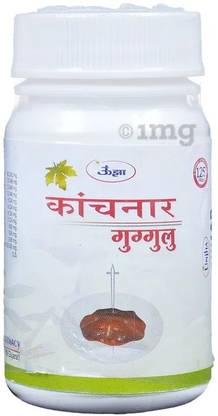 Unjha Kanchnar Guggulu Tablet (2 Packs, 60 Each)