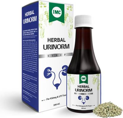 IMC Herbal Urinorm Syrup (200ml) Helps in the Spontaneous Passing of Calculi