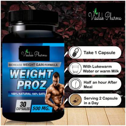 visalak pharma Weight Proz Solution Weight Gainer Products , Strong Body Protein fORMULA