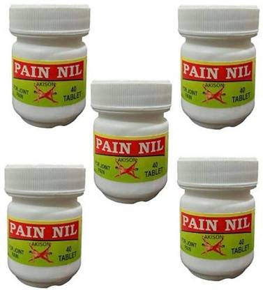 Quickbits Pain Nil Tablets For Joint Pain (5 Bottles x 40 tablets) Tablets