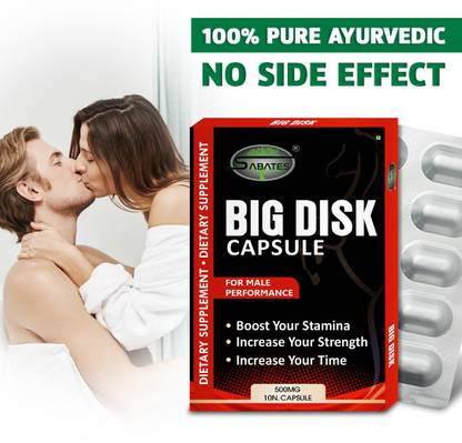 Sabates Big Disk Formula Sex Capsule Lower Sex Problems Boosts More Power