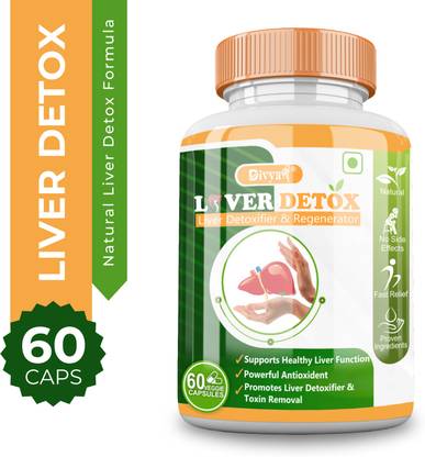 Divya Shree Liver Detox & Milk Thistle For Liver & Kidney Improve, Unique Herbal Formulation