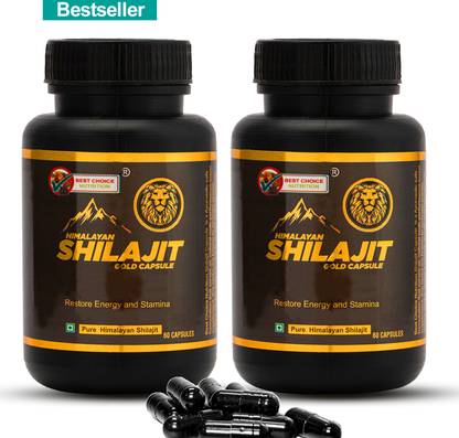BEST CHOICE NUTRITION Himalayan Shilajit Gold Capsule Pure 100% Ayurvedic