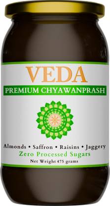 Veda Ayurvedics Veda Premium Chyawanprash | 475 gm | Enriched with Almonds & Saffron
