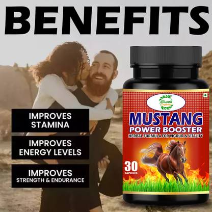 Allwell-organics MUSTANG POWER BOOSTER CAPSULE