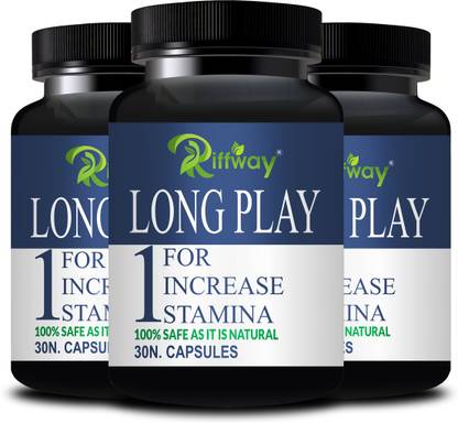 Riffway Long Play Natural Supplement For Long Timing Bigger Harder Male Orgasm