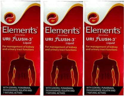 Elements Uri Flush 3 liquid 600ml (Pack of 3X200 ml)