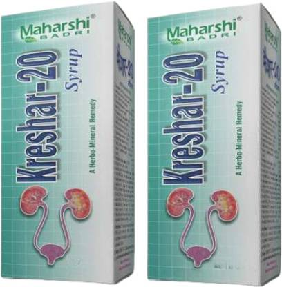 Maharshibadri Kreshar - 20 Syrup (pH normalizer balances the urinary flow) (100mlx2)