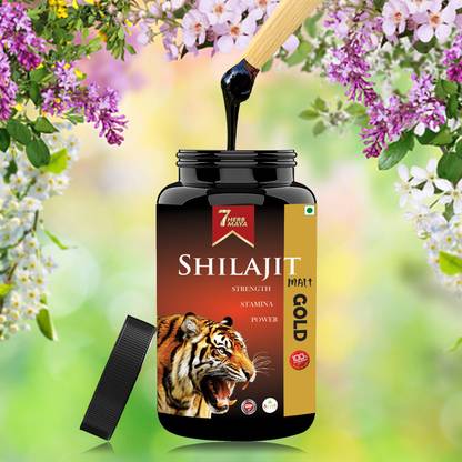 7Herbmaya Shilajit Gold Malt| Shilajit Original Ayurvedic Medicine for General Wellness